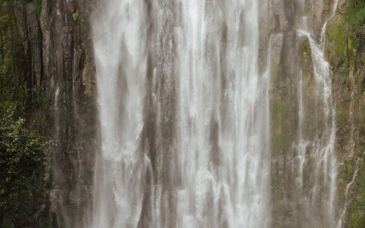 Materuni Falls near Moshi, on the lower slopes of Mount Kilimanjaro