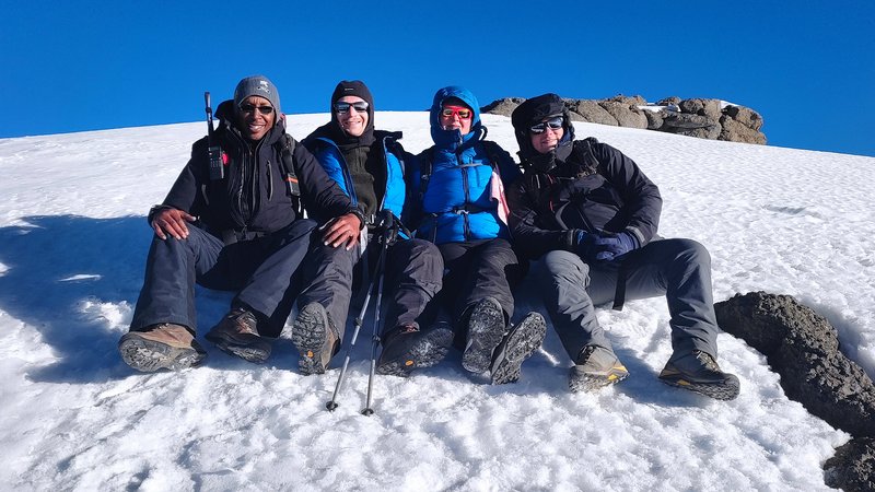 Machame Route, scenic Shira Plateau and Kilimanjaro landscape