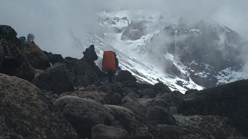 Umbwe Route, steep ridgeline through Kilimanjaro rainforest
